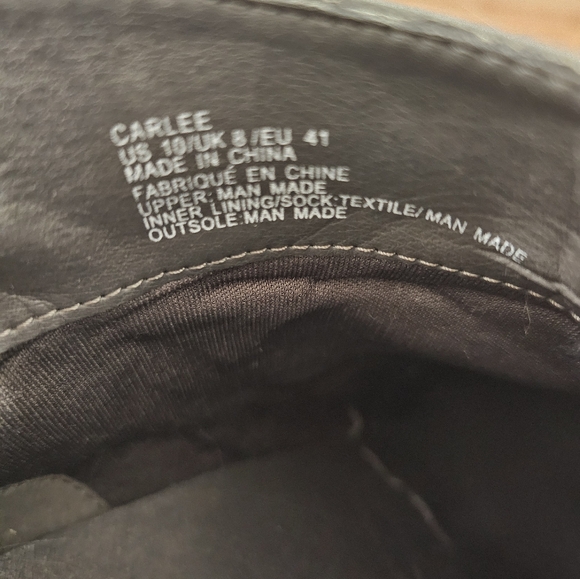 Gray ankle boots 2.5" heel zipper size 10 western style - Picture 7 of 9